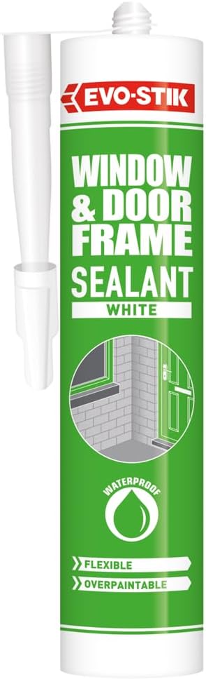 Evo-Stik Window & Door Frame Sealant, White 290Ml