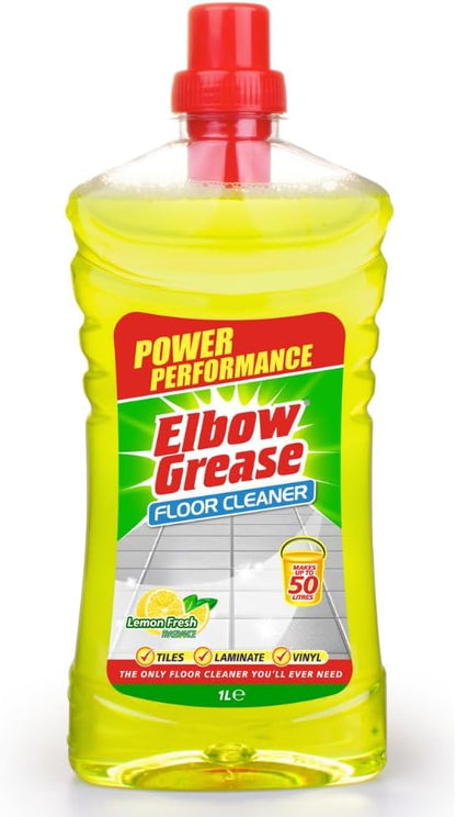 Elbow Grease Concentrated Floor Cleaner | Wood and Laminate | Lemon |  1 x 1L