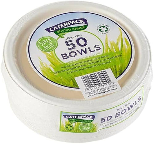 Belgravia CaterPack 7" Biodegradable & Compostable Bowl {50 Pack}