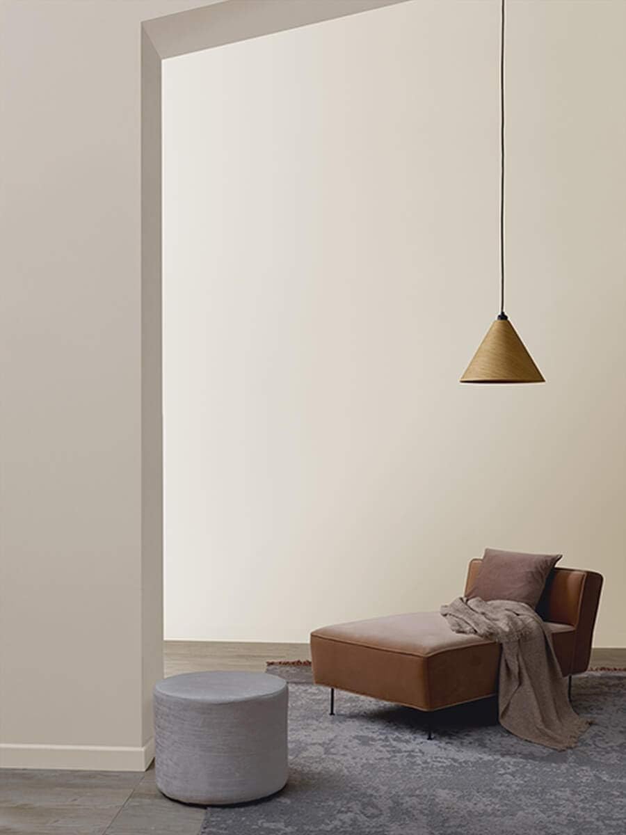 Elle Decoration By Crown 2.5L Flat Matt Emulsion Paint - Fine Porcelain No 506