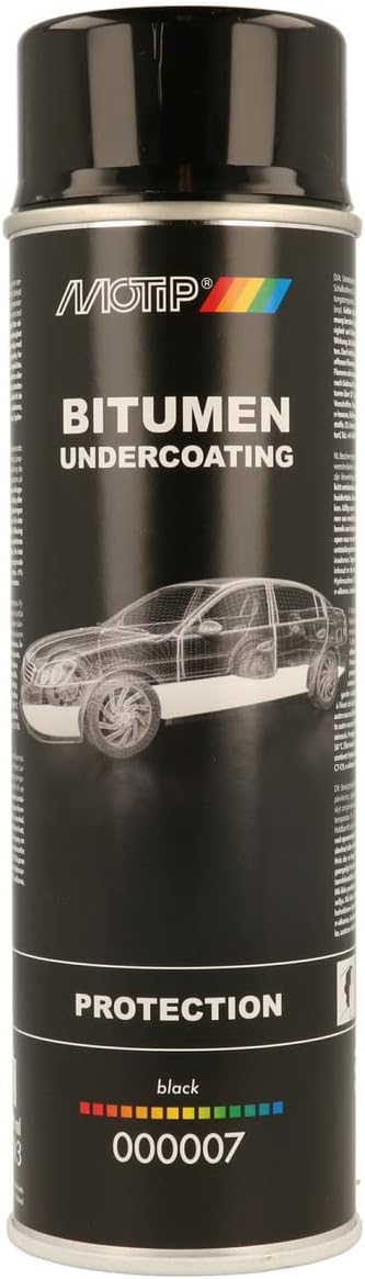Motip Bitumen Spray | Underbody  Protection | 500ml Aerosol Spray