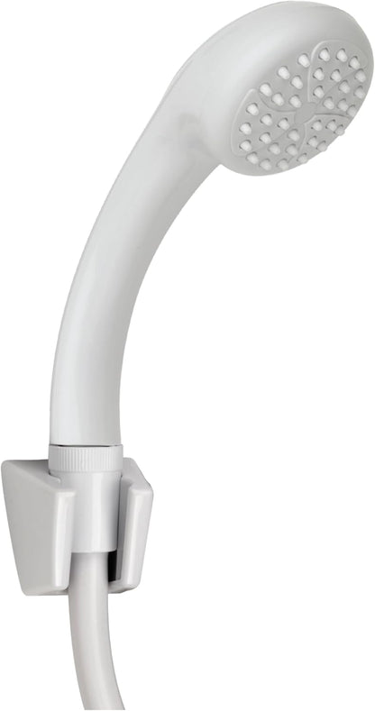 Croydex Secura Shower Head And Hose For Taps, 1750Mm Hose Length,White