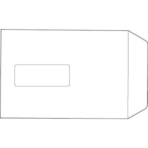 5 Star C5 Window Pocket Envelope Press Seal 100gsm White 229x162mm (Pack of 500) 553258
