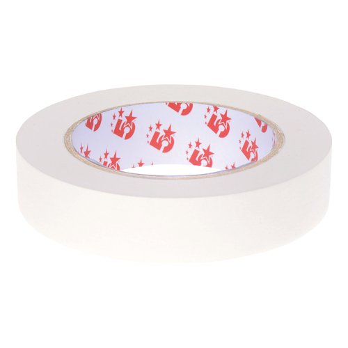 5 Star Double Sided Display Tape Polypropylene 25mmx33m (Pack of 6) 555710