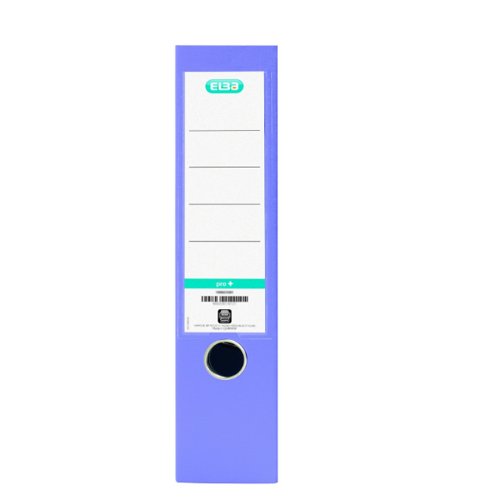 Elba 70Mm Lever Arch File Plastic A4 Purple 100202167