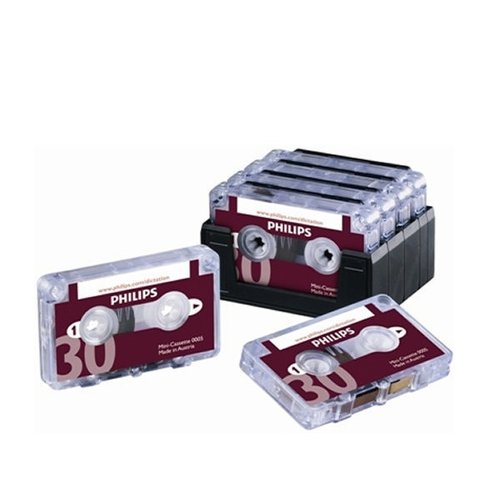 Philips Dictation Cassette 30 Minutes (Pack of 10) LFH0005/30