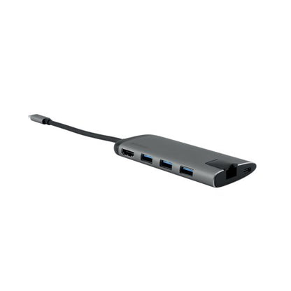 Verbatim Usb-C Multiport Hub With Usb/3 X Hdmi/Rj45/Sdhc/M-Sdhc 49142