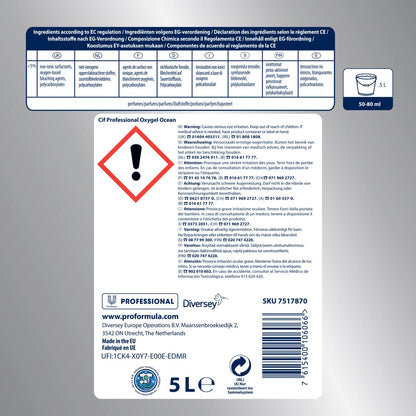 CIF Oxy-Gel Ocean All-Purpose Professional Cleaner 5 Litre