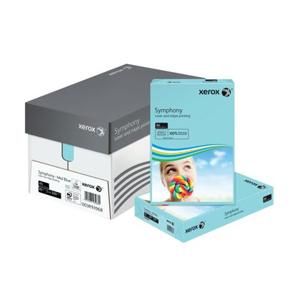Xerox Symphony A4 Paper 80gsm Mid-Blue (Pack of 500) 003R93968