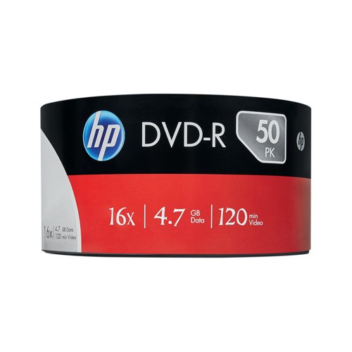 HP DVD-R 16x4.7Gb Wrap (Pack of 50) 69303
