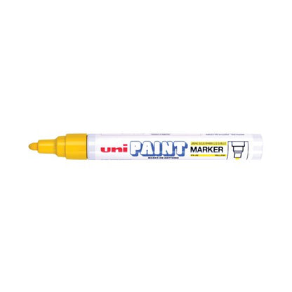Unipaint PX-20 Paint Marker Medium Bullet Yellow (Pack of 12) 545509000