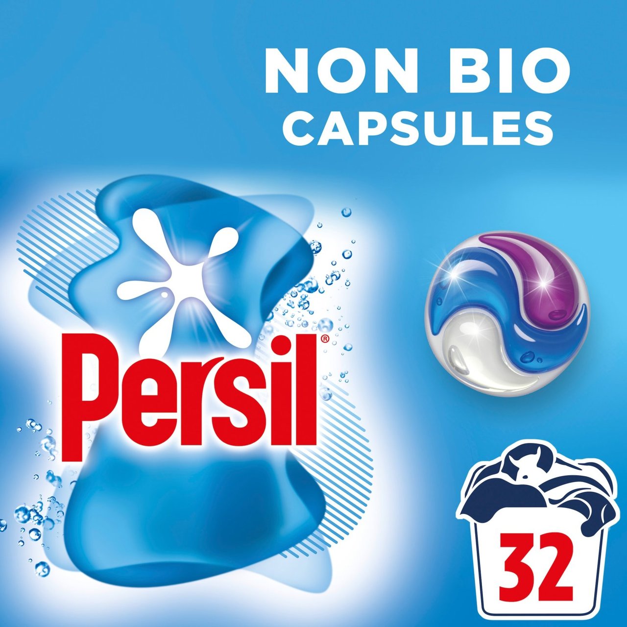 Persil Professional Formula 3in1 Non-Bio Fast Dissolve Capsules 32's