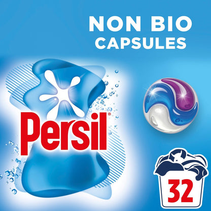 Persil Professional Formula 3in1 Non-Bio Fast Dissolve Capsules 32's