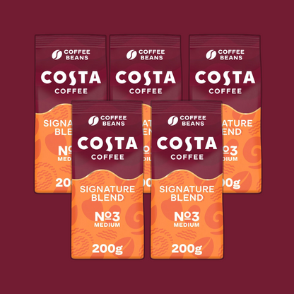 Costa Signature Blend Coffee Beans 200g