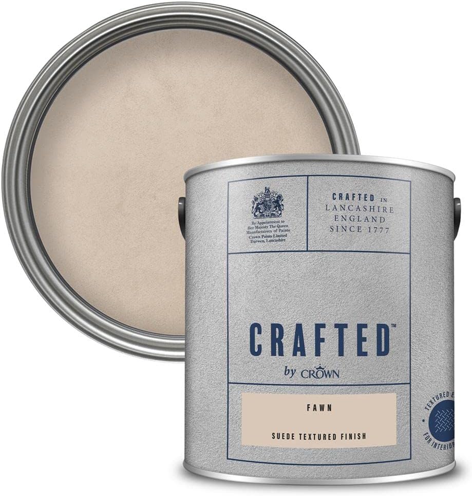 Crown Crafted Suede Textured Soft Grey 2.5L