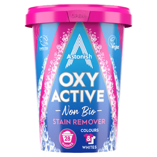 Astonish Oxy Active Non-Bio Stain Remover 625g, 28 Washes