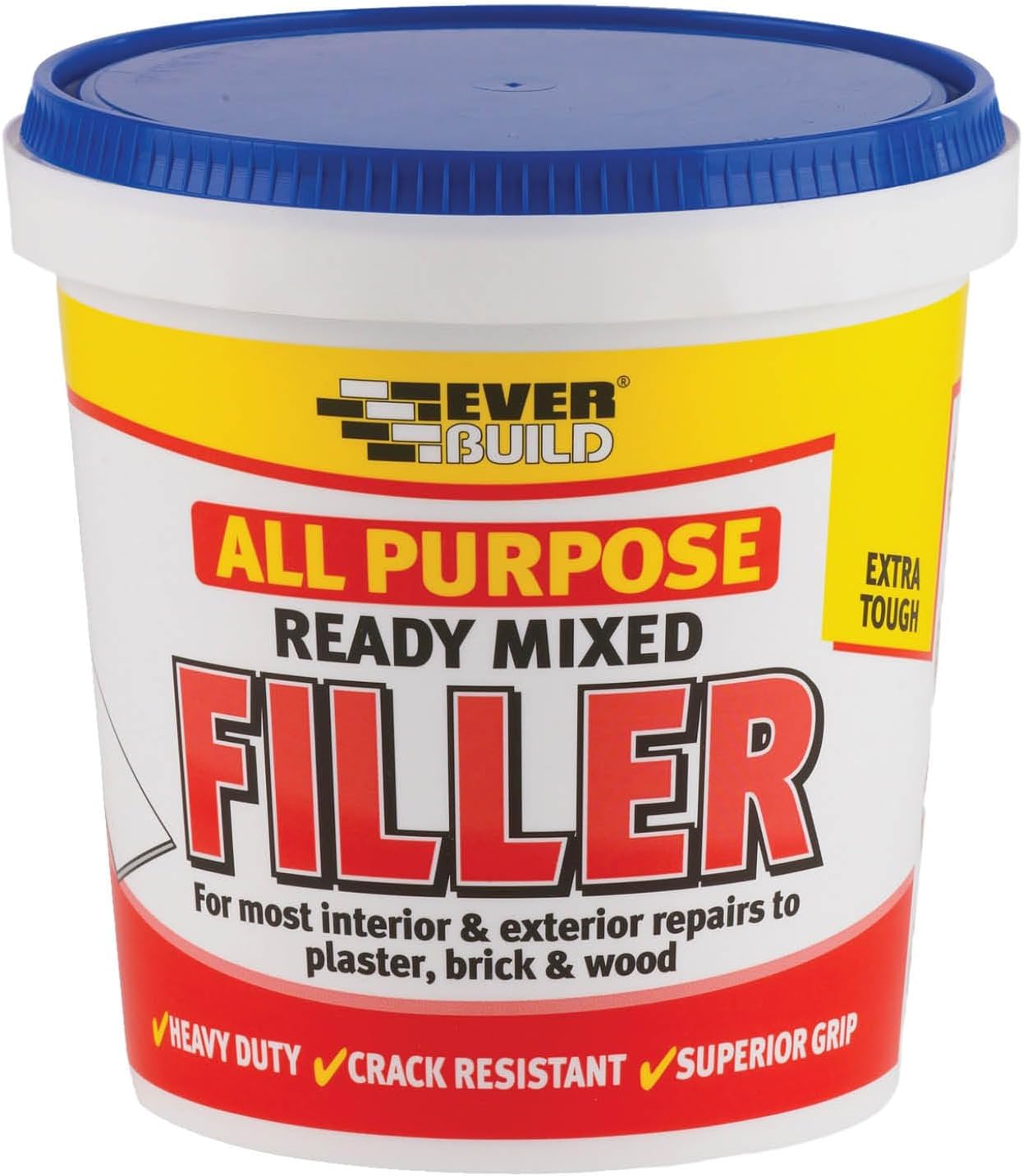Everbuild All Purpose Ready Mixed Filler €“ Interior And Exterior Use €“ White €“ 600G