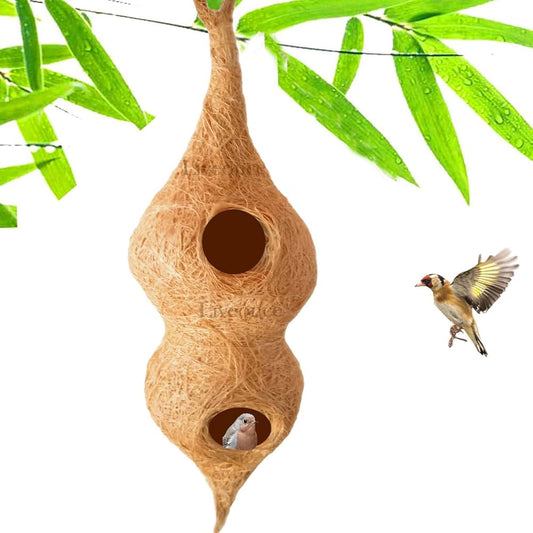 Fixtures Coir Double Bird Nest | Great Garden Feature | Organice and Eco Friendly