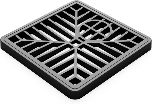 Janit-X Square Drain Covers Outdoor Drainage Channel - PVC Plastic Grid Cover.