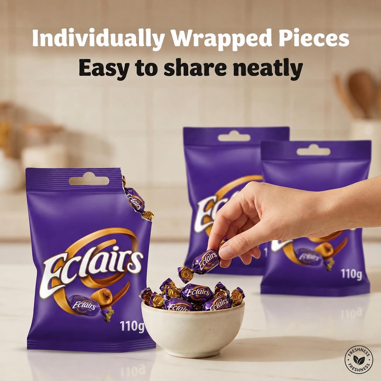 Chocolate Eclairs 110g Bag | 1 x 110g Bags