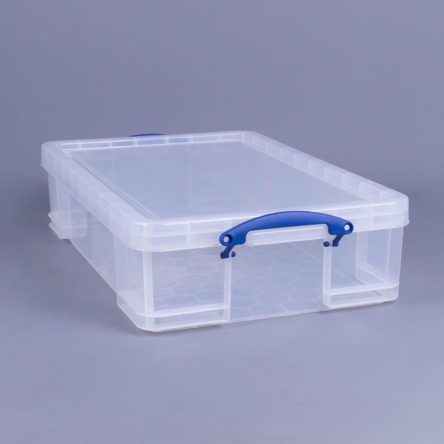 Really Useful Clear Plastic Storage Box 33 Litre External: 710 x 440 x 165mm