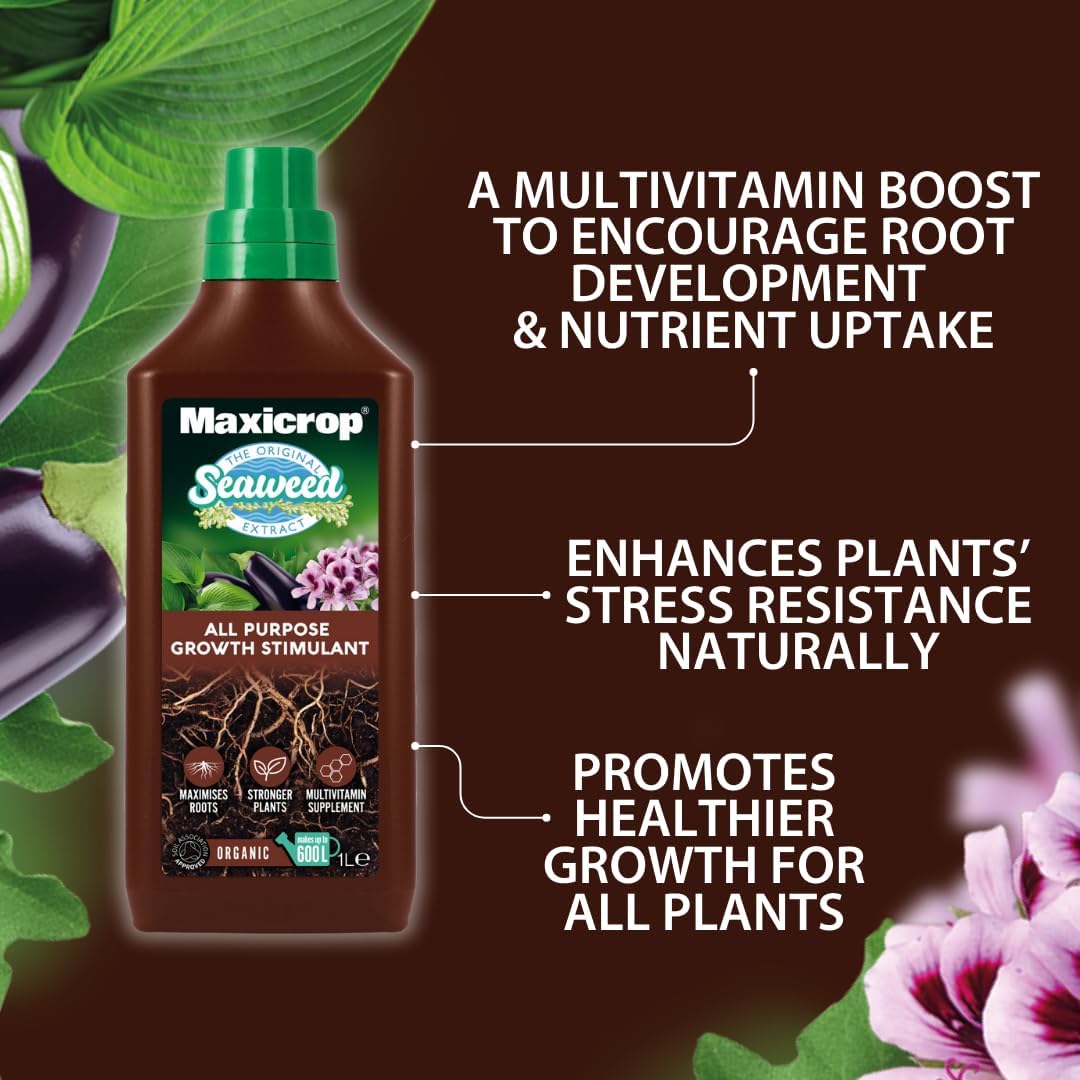 Maxicrop Original Seaweed Extract 1L | Approved for Organic Growing