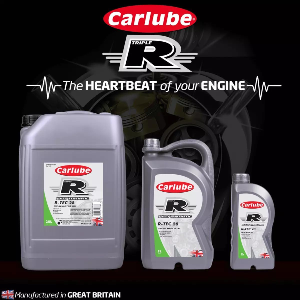 Carlube Triple R 5W-30 Fully Synthetic | Engine Oil Engine Oil | Petrol & Diesel| 1 Litre