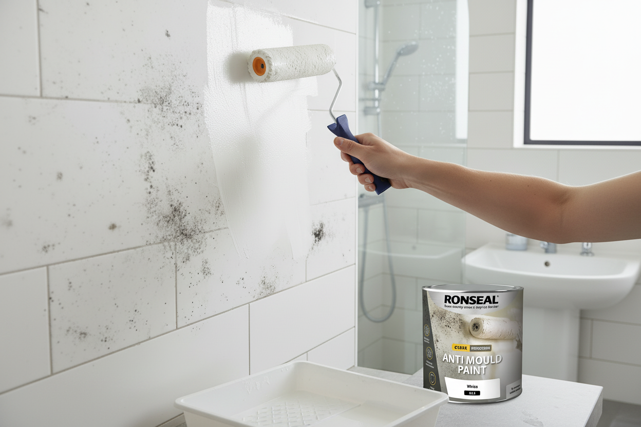 Ronseal Anti Mould Paint | White Silk | 1 x 2.5 Litre