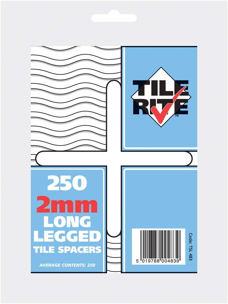 Tilerite Tile Spacers 2mm x 250 Pack