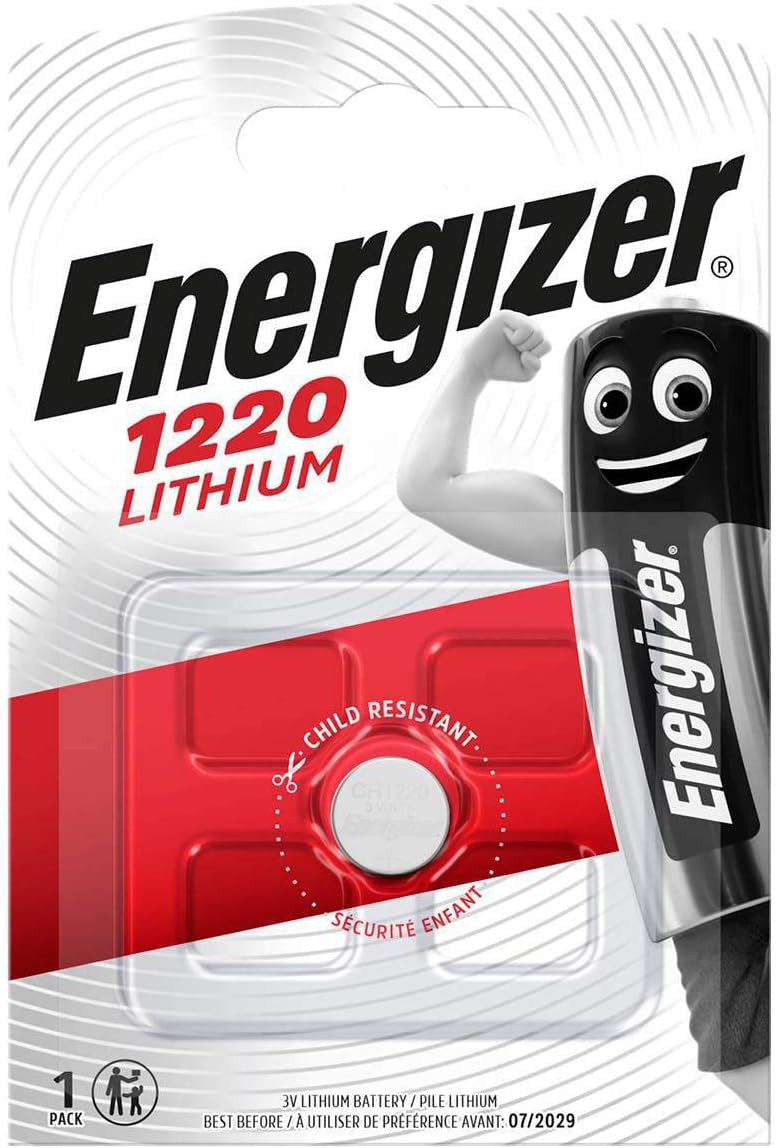 Energizer CR1220 Lithium Button Cell Battery