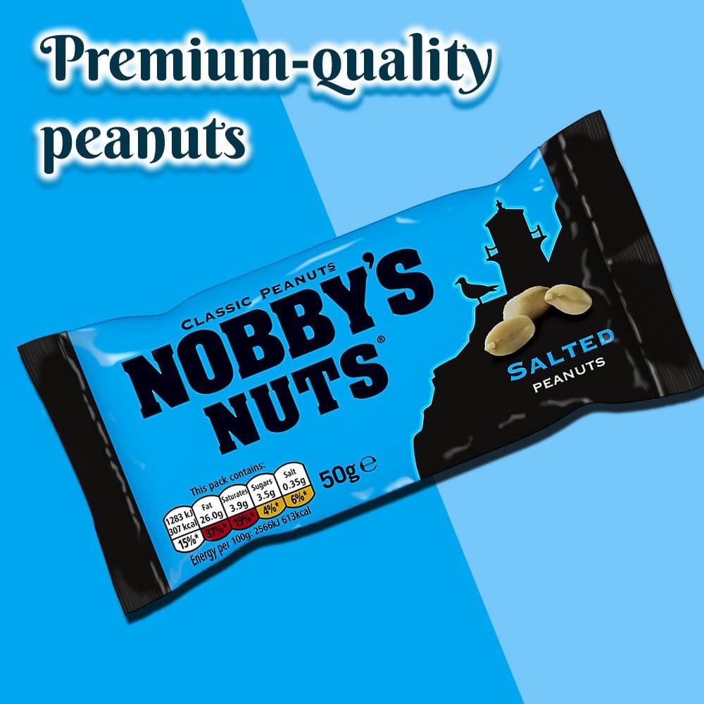 Nobby's Classic Salted Peanuts In Mega Pub Card 24 x 50g Packs
