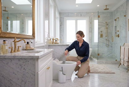 Addis 518672 Premium Toilet Brush & Storage Station Set