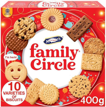 Mcvitie's Family Circle Biscuits 400g 10 Varieties Pack