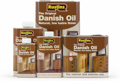 Rustins Original Danish Oil | Interior & Exterior | 2.5 Litre