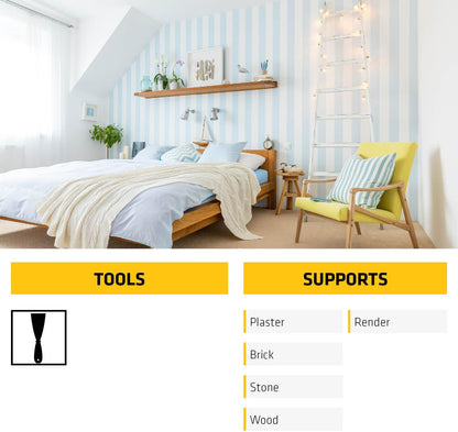 Everbuild All Purpose Ready Mixed Filler €“ Interior And Exterior Use €“ White €“ 600G