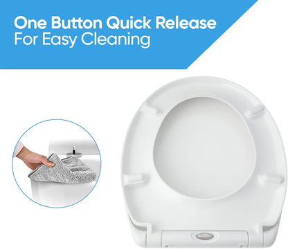 Blue Canyon Richmond Duroplastic Toilet Seat  Soft Close Toilet Seat White