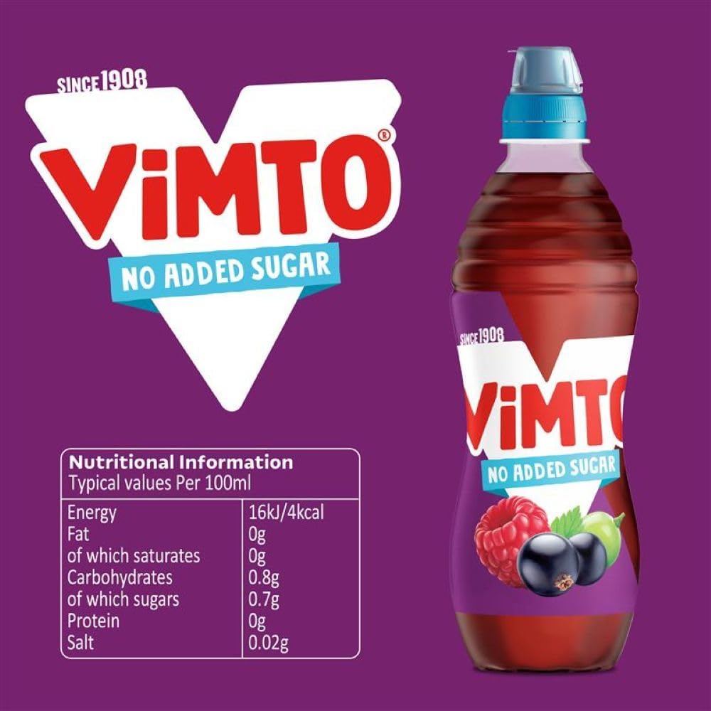 Vimto Still Juice Drink | Blackcurrant, Grape & Raspberry | 12 x 500ml Bottles