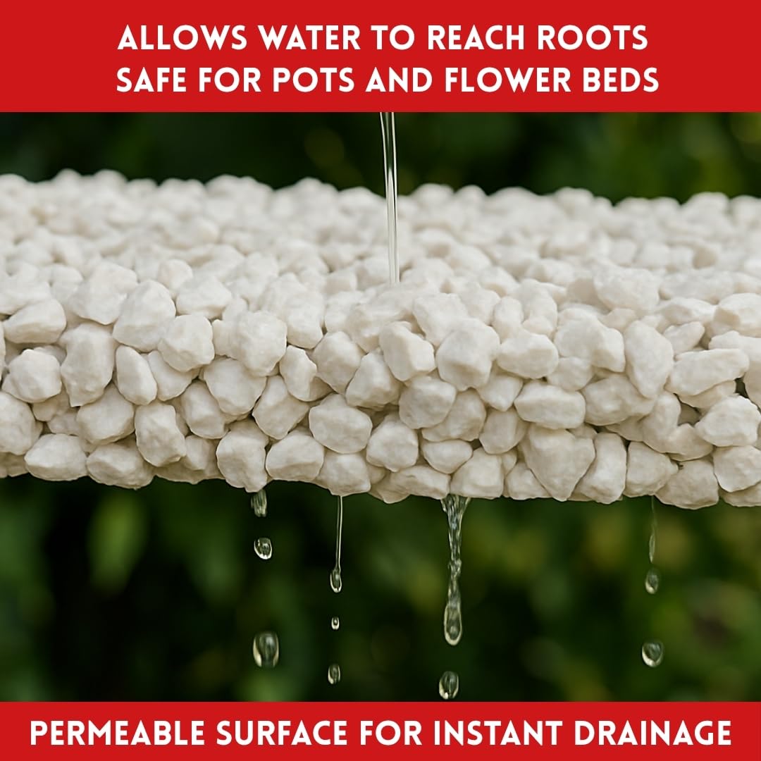 Rock Glue Pro – Heavy-Duty Water-Based Gravel Mulch Binder | For Driveways, Garden Paths | 1 x 5L
