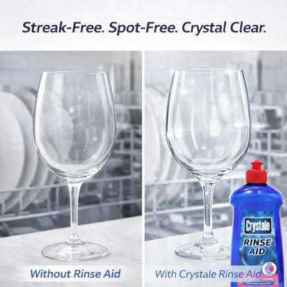Crystale Streak Free Formula Dishwasher Rinse Aid 500ml