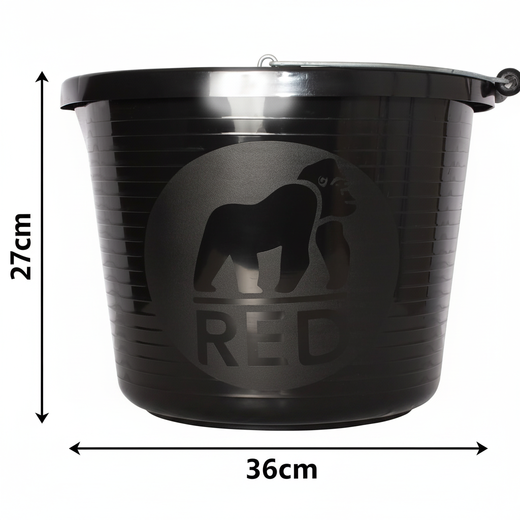 Premium Bucket 3Gal 14L Black Prm
