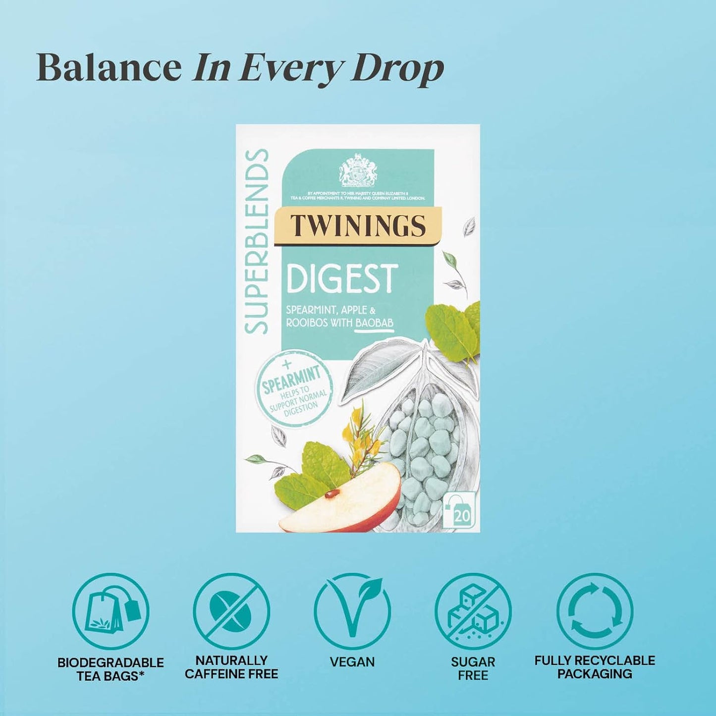 Twinings Superblends Digest Envelopes 20's