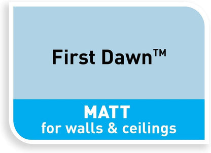 Dulux Matt Emulsion Paint For Walls And Ceilings - First Dawn 2.5 Litres