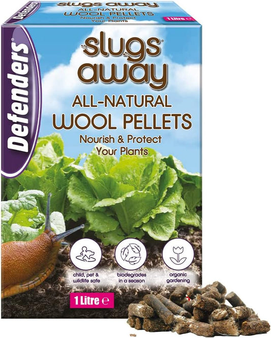 Defenders All-Natural Slugs Away Wool Pellets €“ 1 Litre