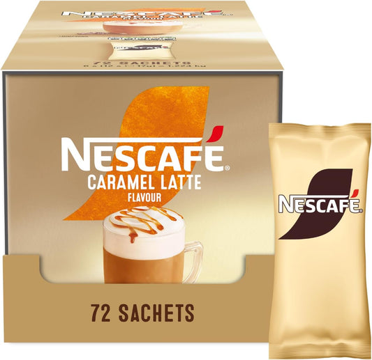Nescafe Gold CARAMEL Latte Sachets 72's