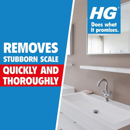 HG Limescale Remover Concentrate, Sink Tap & Toilet Limescale Remover 500Ml
