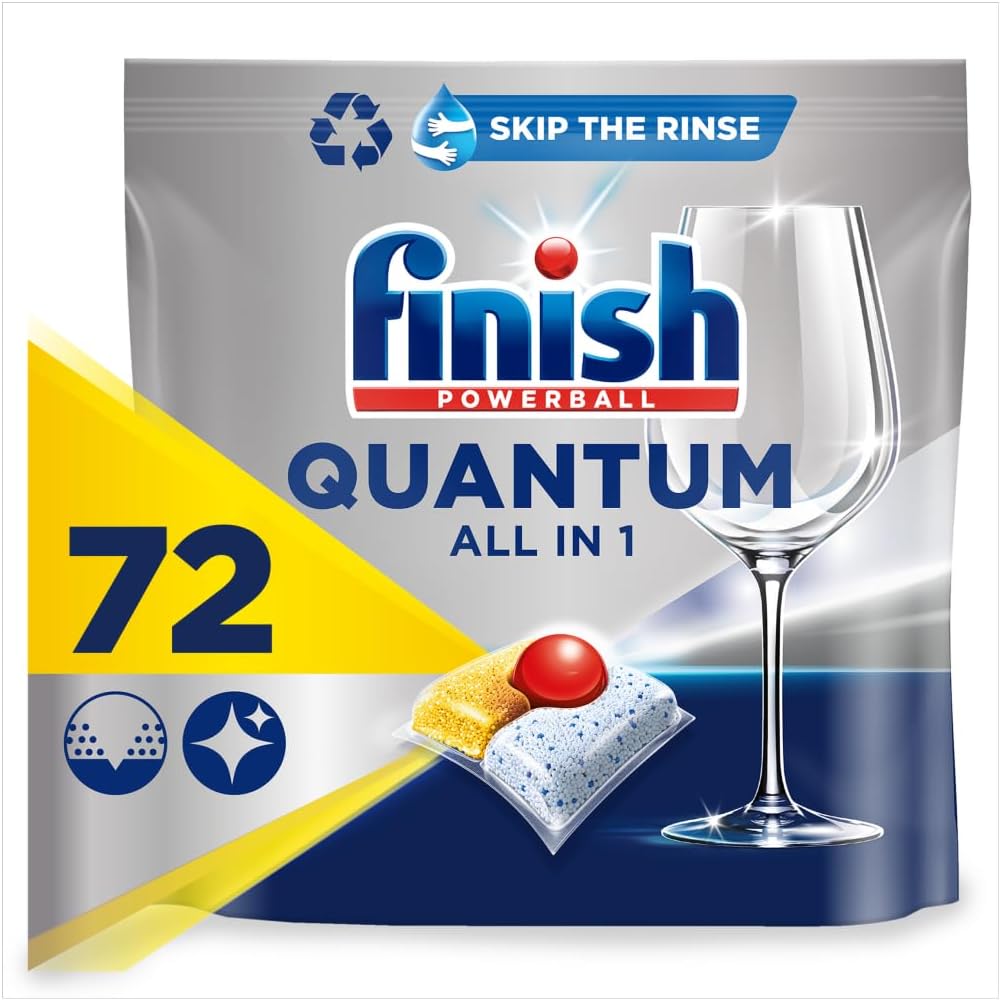 Finish Powerball Quantum All-In One Lemon 72's