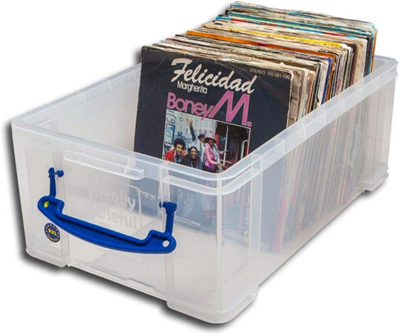 Really Useful Clear Plastic Storage Box 9 Litre XL