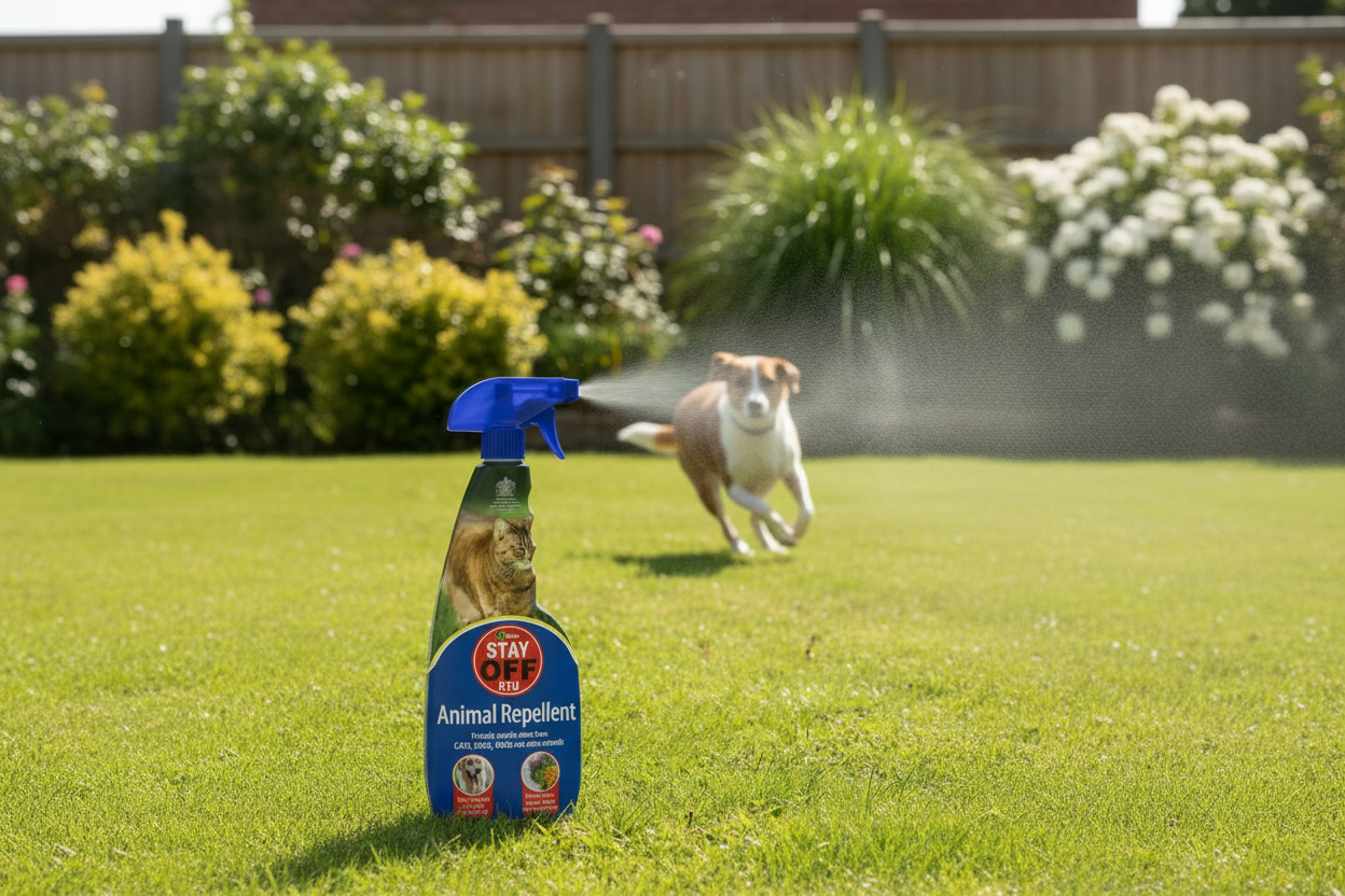 Vitax Stay Off Ready to Use Spray | Protects Outside Areas from unwanted Animals |1 x 750ml