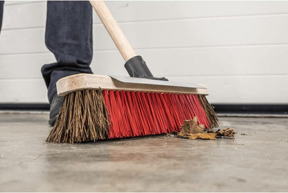 Charles Bentley 16" Utility Brush with Scraper | Dual Bristles for any Job.