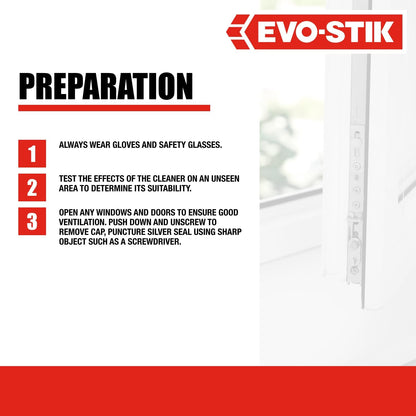 EVO-STIK Adhesive Cleaner | Fast and Effective | Removes Solvent | 250ml